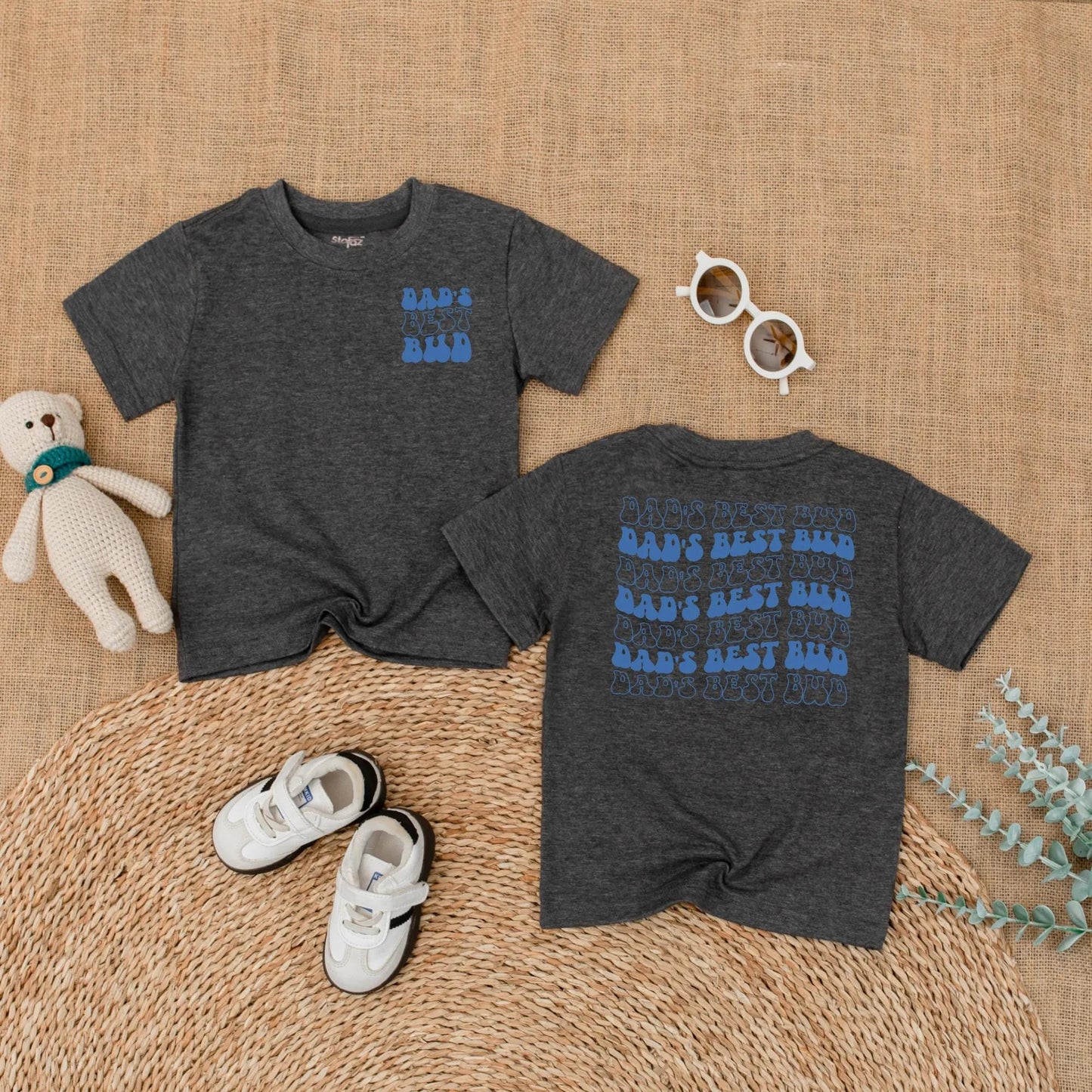 Dad's Best Bud Baby Romper, First Father's Day Baby Boy Outfit, Cute Gift from Son, Daddy & Me Gift, Soft Cotton