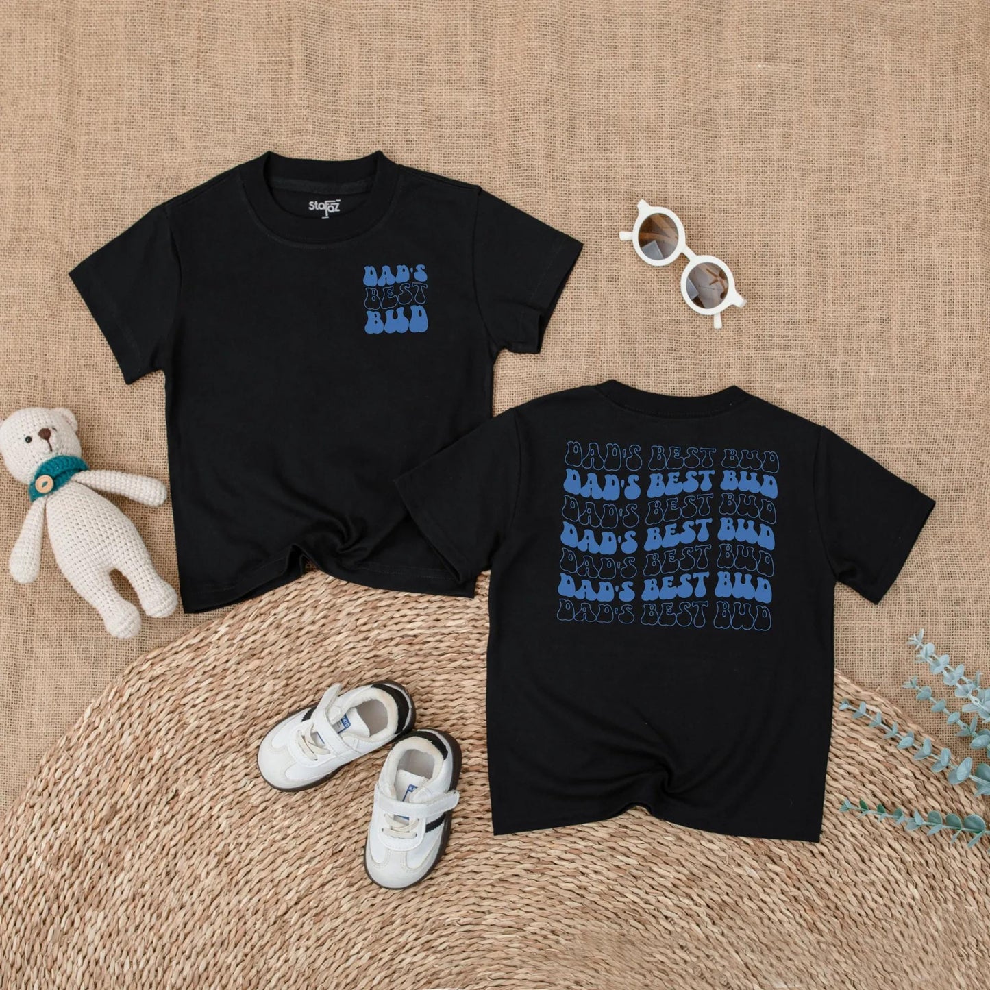 Dad's Best Bud Baby Romper, First Father's Day Baby Boy Outfit, Cute Gift from Son, Daddy & Me Gift, Soft Cotton