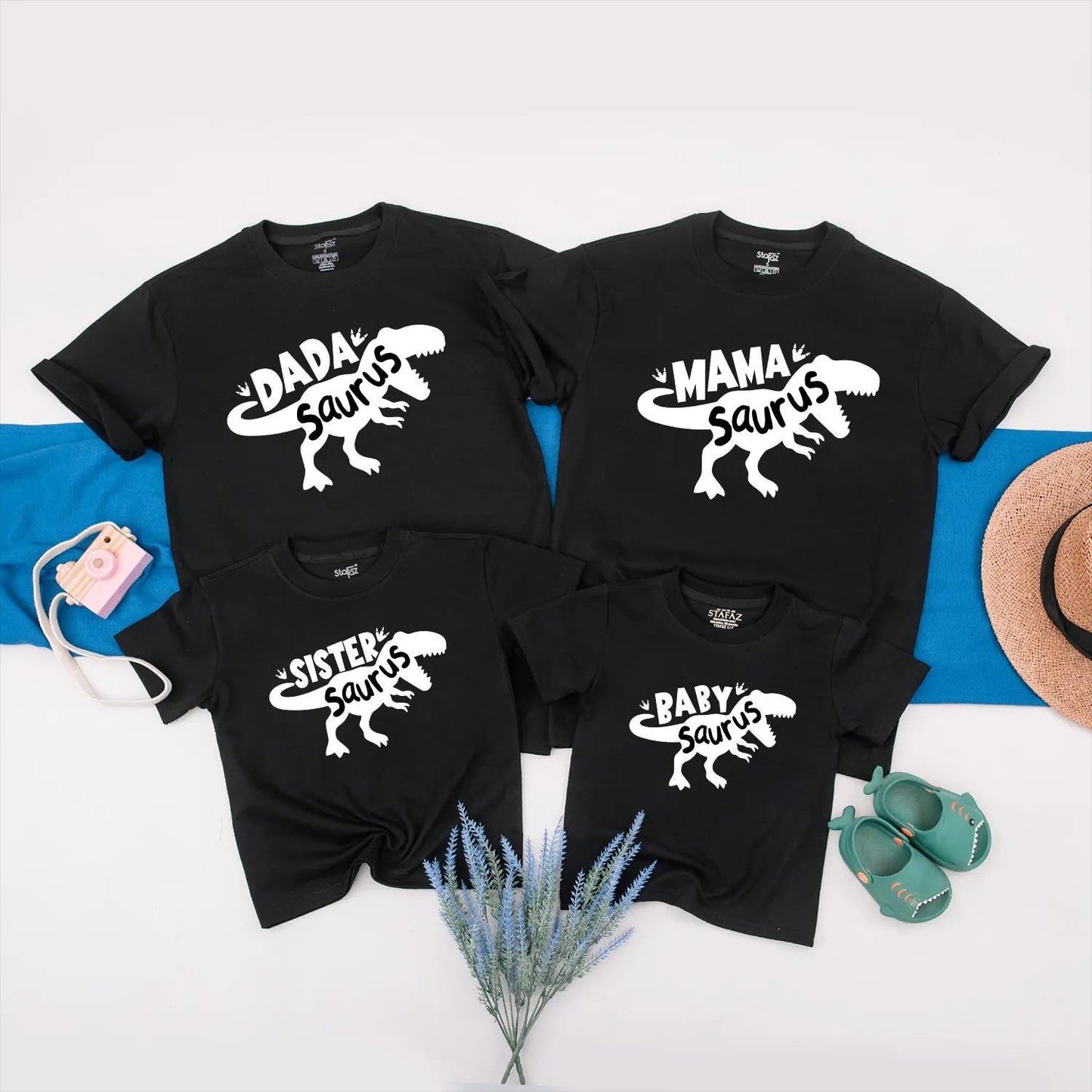 Matching T-Rex Family Shirts, Custom Dino Outfits for Dad, Mom, Sister & Baby! Funny Dinosaur Matching Clothes, Personalized Gift
