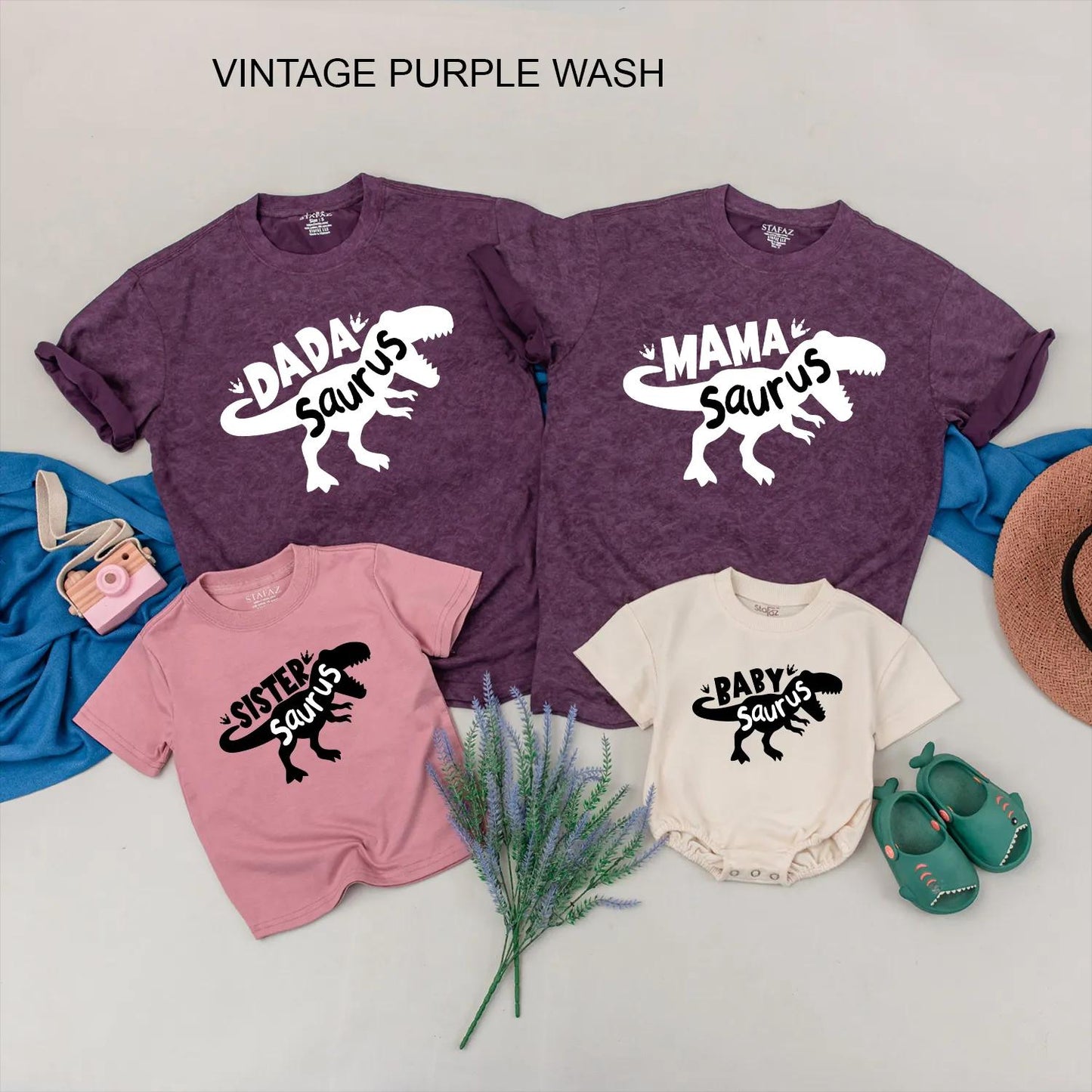 Matching T-Rex Family Shirts, Custom Dino Outfits for Dad, Mom, Sister & Baby! Funny Dinosaur Matching Clothes, Personalized Gift