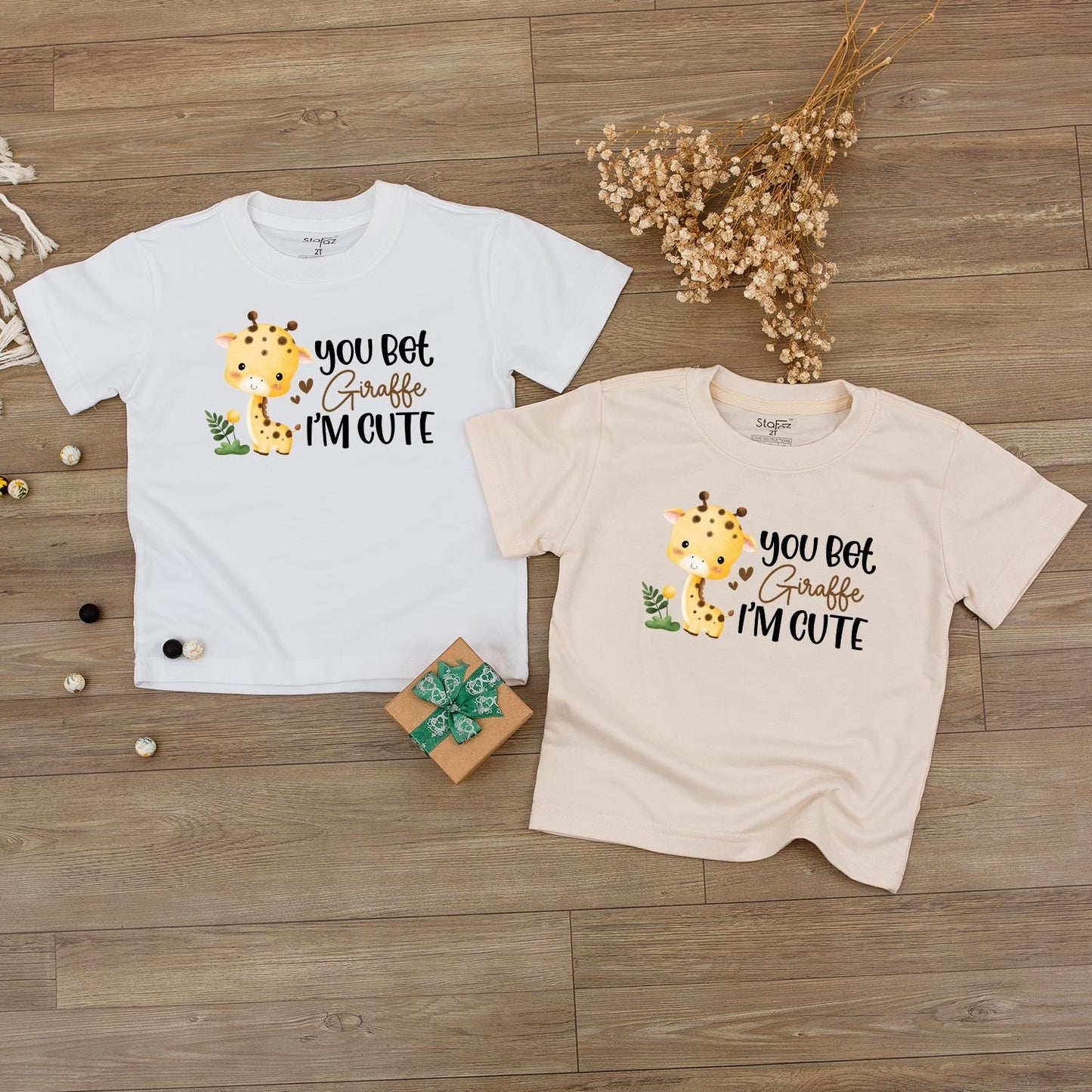 You Bet Giraffe I'm Cute Baby Romper Funny Animal Clothes Cute Baby Outfit Soft Cotton Bodysuit Baby Shower Gift for Infants