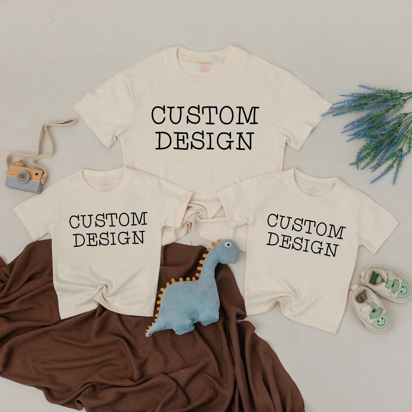Custom Toddler & Youth T-Shirt Your Design or Text Kids Personalized Birthday School Gift Made to Order Tee