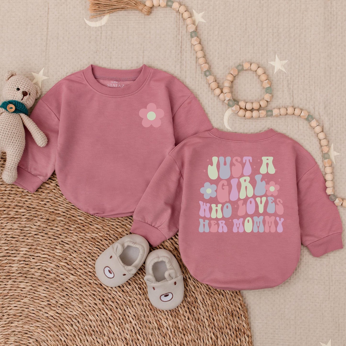 Mama's Girl Romper Cute Baby Girl Outfit Soft Cotton Birthday Gift for Baby Girl Mama's Love Coming Home Outfit