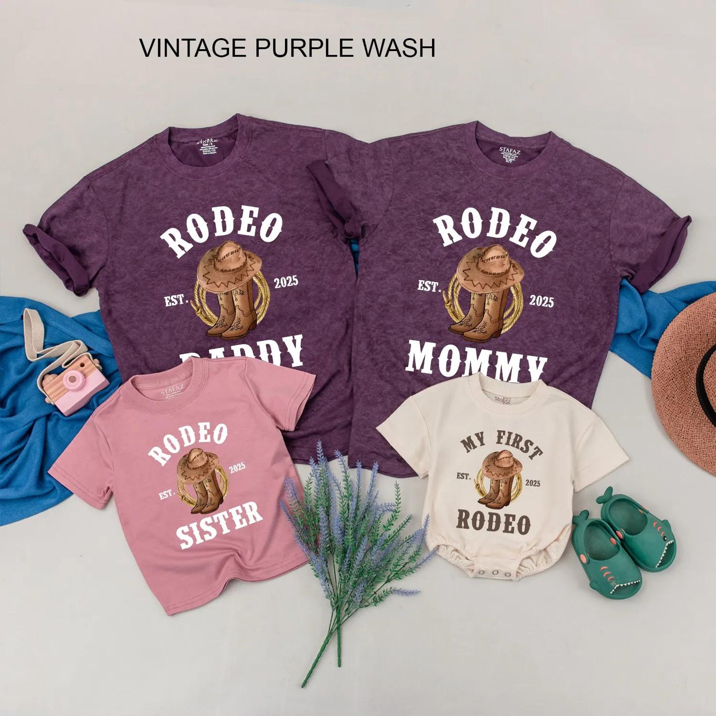 My First Rodeo Birthday Matching Family Shirts: Cowboy 1st Birthday Outfit, Western Baby Boy Tee, Rodeo Party Clothes