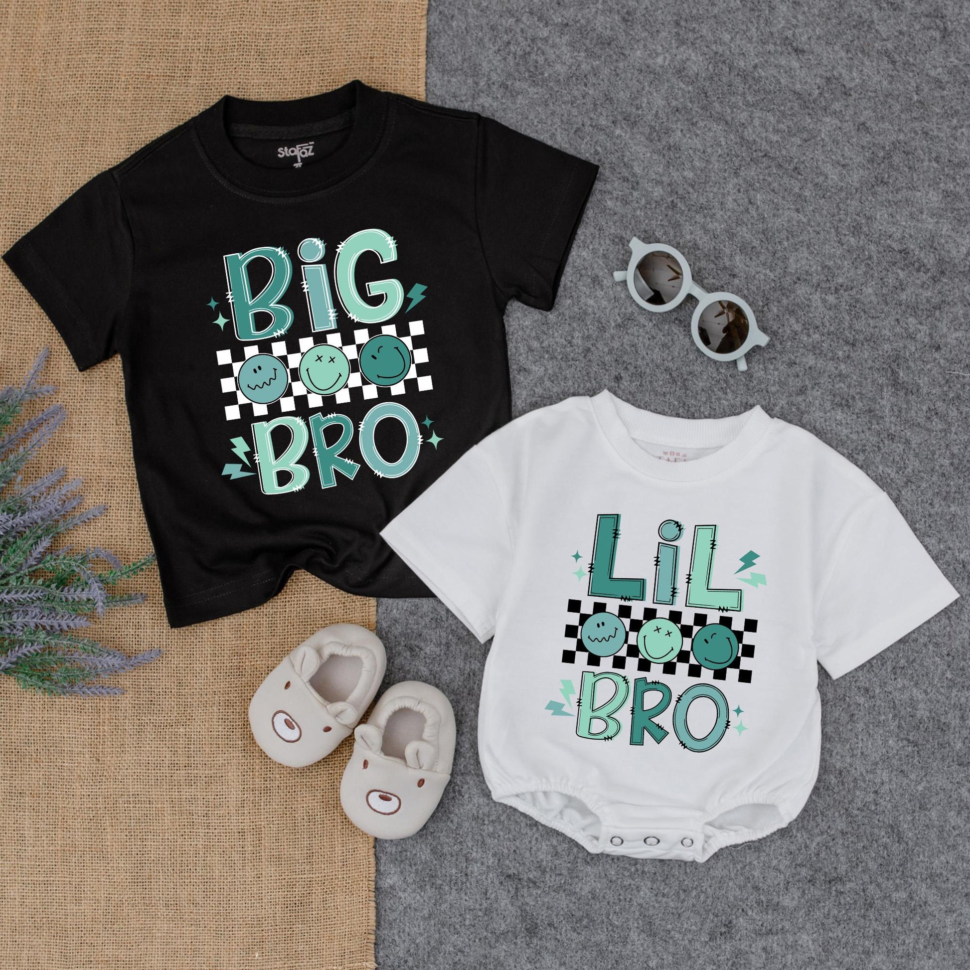 Adorable Matching Brother Outfits Baby Romper Big Brother Tee Cute Brother Clothes Baby Shower Gift Idea for Boys