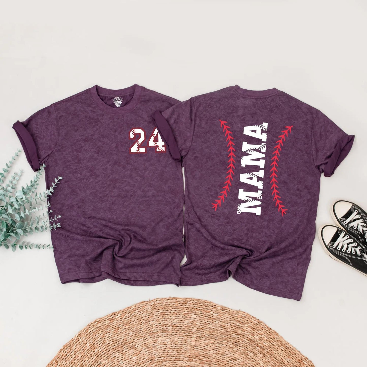 Custom Baseball Family Shirts: Personalized Name & Number Matching Game Day Outfit for Dad, Son, & Daughter—Sporty Baseball Lover Gift for Fans & Families