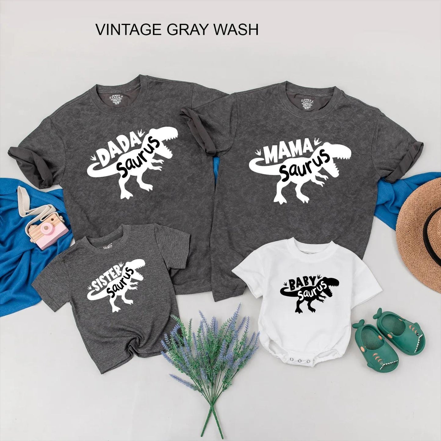 Matching T-Rex Family Shirts, Custom Dino Outfits for Dad, Mom, Sister & Baby! Funny Dinosaur Matching Clothes, Personalized Gift