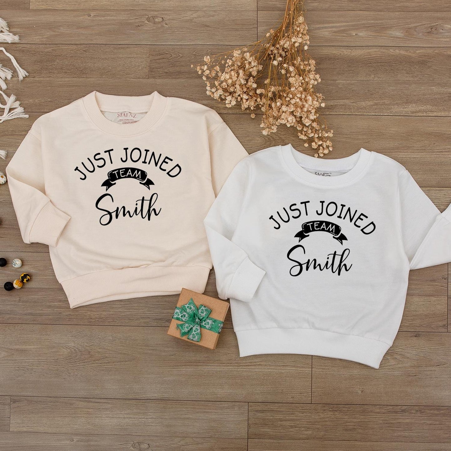 Personalized Just Joined Team Baby Boy Coming Home Outfit Last Name Newborn Bodysuit Soft Cotton Shower Gift Unique Announcement Keepsake