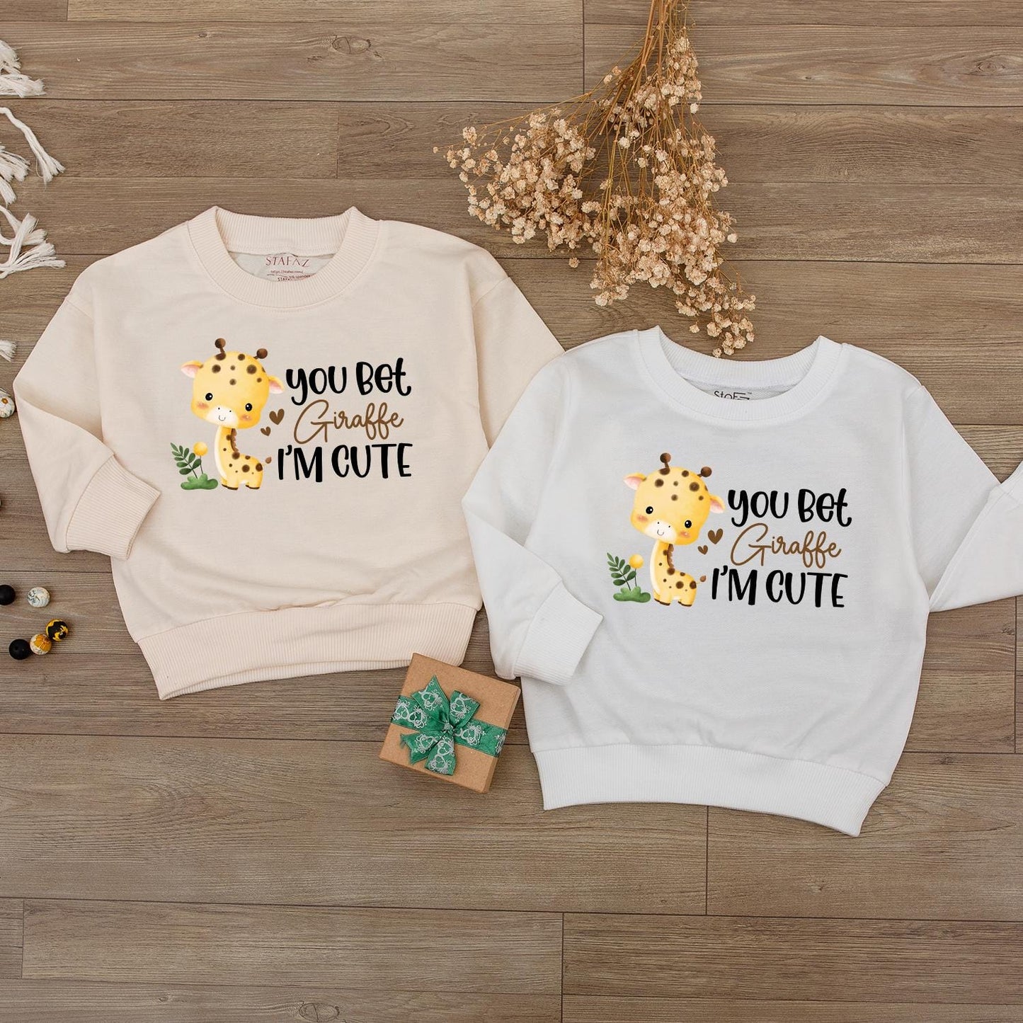You Bet Giraffe I'm Cute Baby Romper Funny Animal Clothes Cute Baby Outfit Soft Cotton Bodysuit Baby Shower Gift for Infants