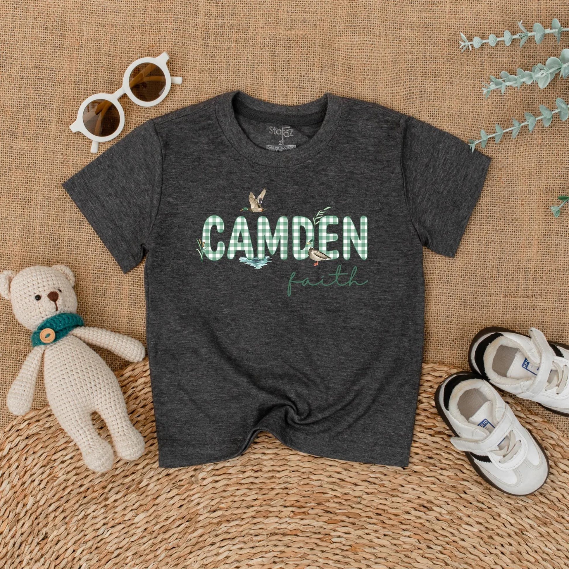 Personalized Mallard Duck Bubble Romper Baby Boy Hunting Outfit Newborn Gift Duck Theme Birthday Clothes Outdoor Baby Clothes