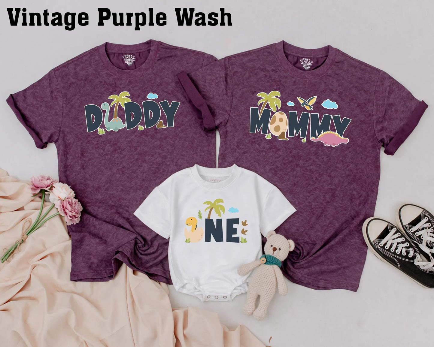 Matching Family Dinosaur Birthday Shirts and Outfits for Birthday Boy Party, comfortable Mommy and Me Dino Tees, Daddy Sibling Gifts
