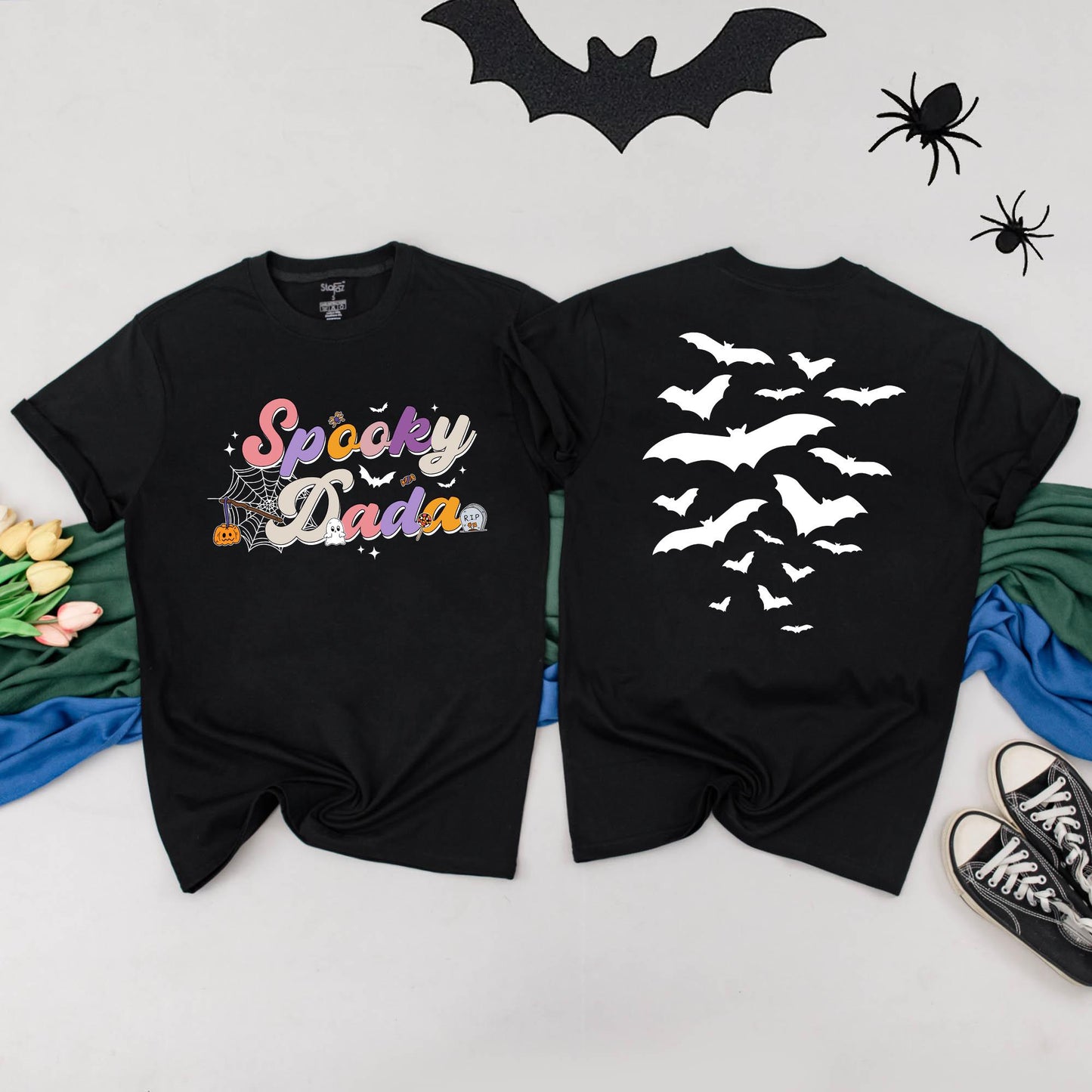 Personalized Spooky Family Halloween Shirts, Matching Birthday Tees, Boo! Spooky Dude Outfit