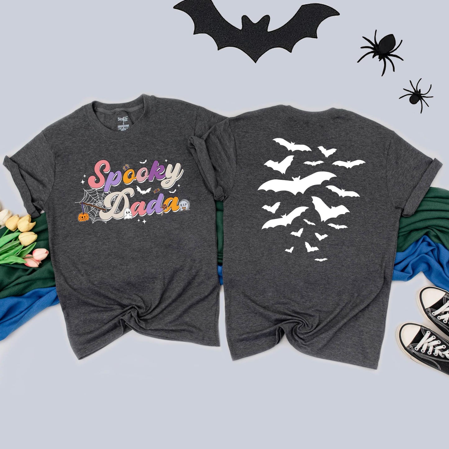 Personalized Spooky Family Halloween Shirts, Matching Birthday Tees, Boo! Spooky Dude Outfit