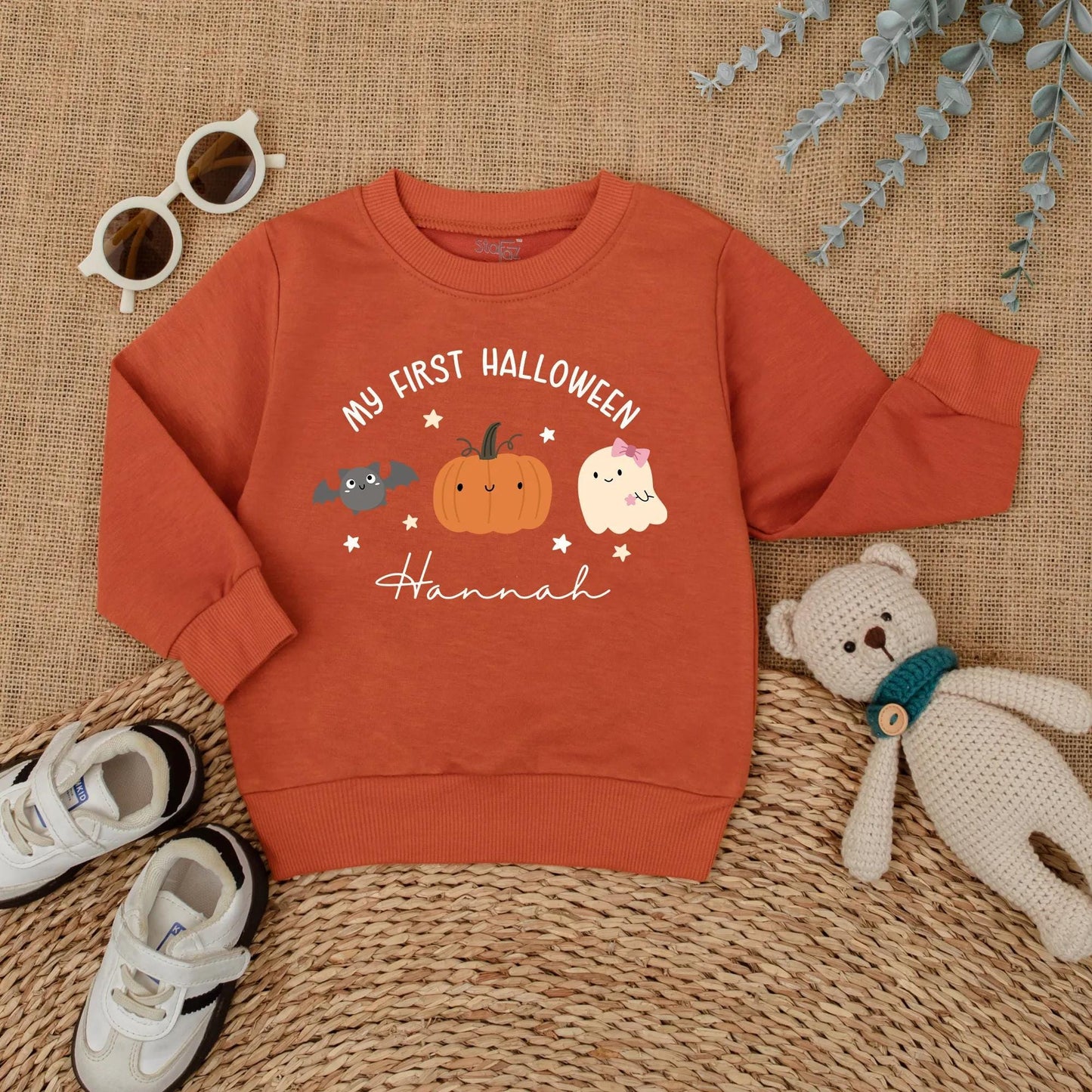My First Halloween Baby Romper Cute Pumpkin Ghost Infant Outfit Adorable Baby Girl Clothes Spooky Season Gifts Perfect for Fall Celebrations