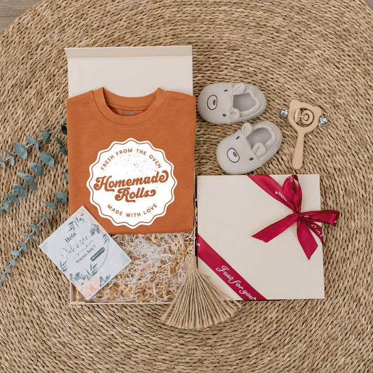 Homemade Rolls Romper My Rolls Are Homemade Retro Fall Baby Bodysuit Autumn Kids Clothes Thanksgiving Gift