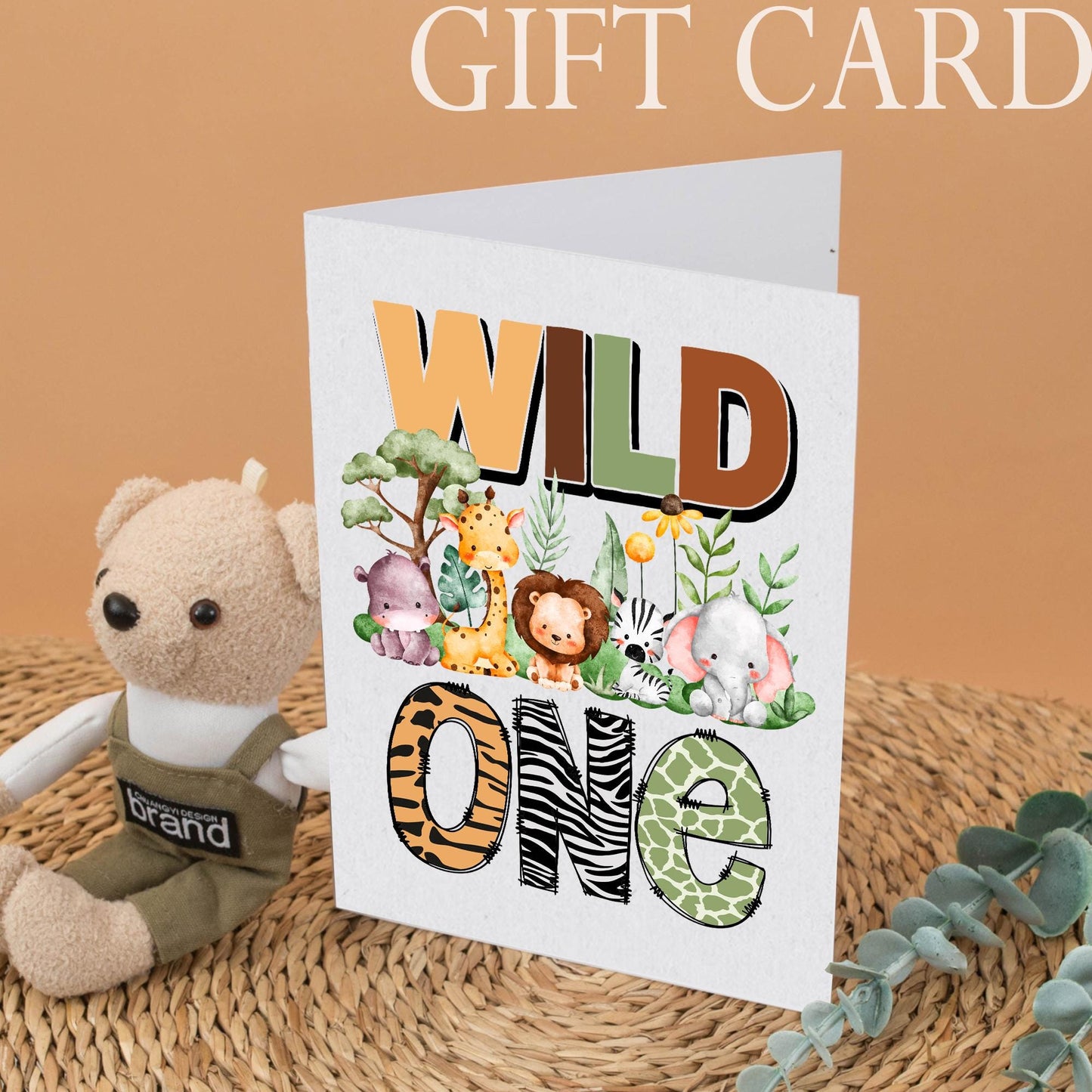 Wild One Safari Birthday Romper Personalized Daylon 01 Jungle Animals Baby Toddler Outfit First Birthday Boy Girl Gift