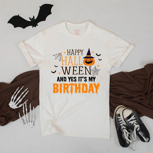 Halloween Birthday Shirt: Spooky & Funny Birthday Tee for October 31st! Cute Pumpkin Witch Outfit, Halloween Party Gift