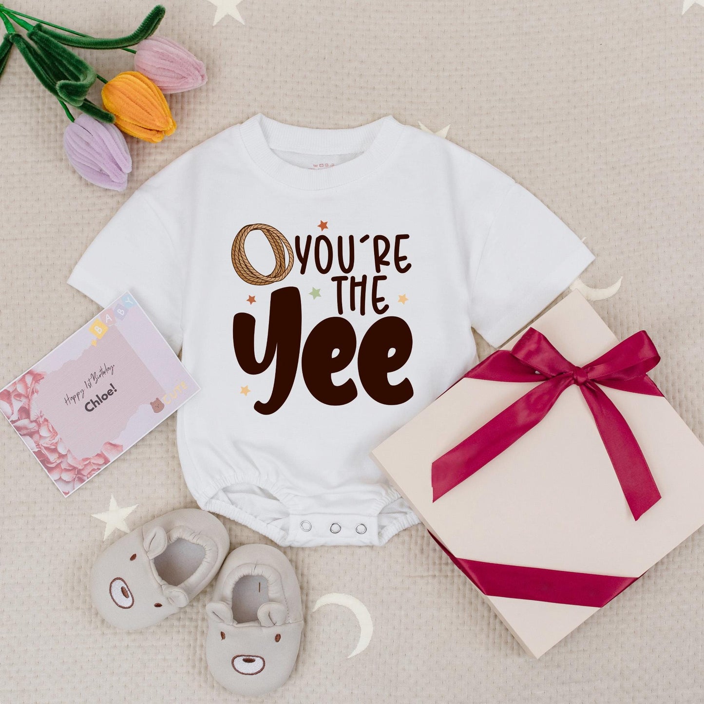 Matching Twins You're The Yee To My Haw Baby Romper Set Funny Western Cowboy Bodysuits Country Baby Shower Gift Cute Infant Outfit