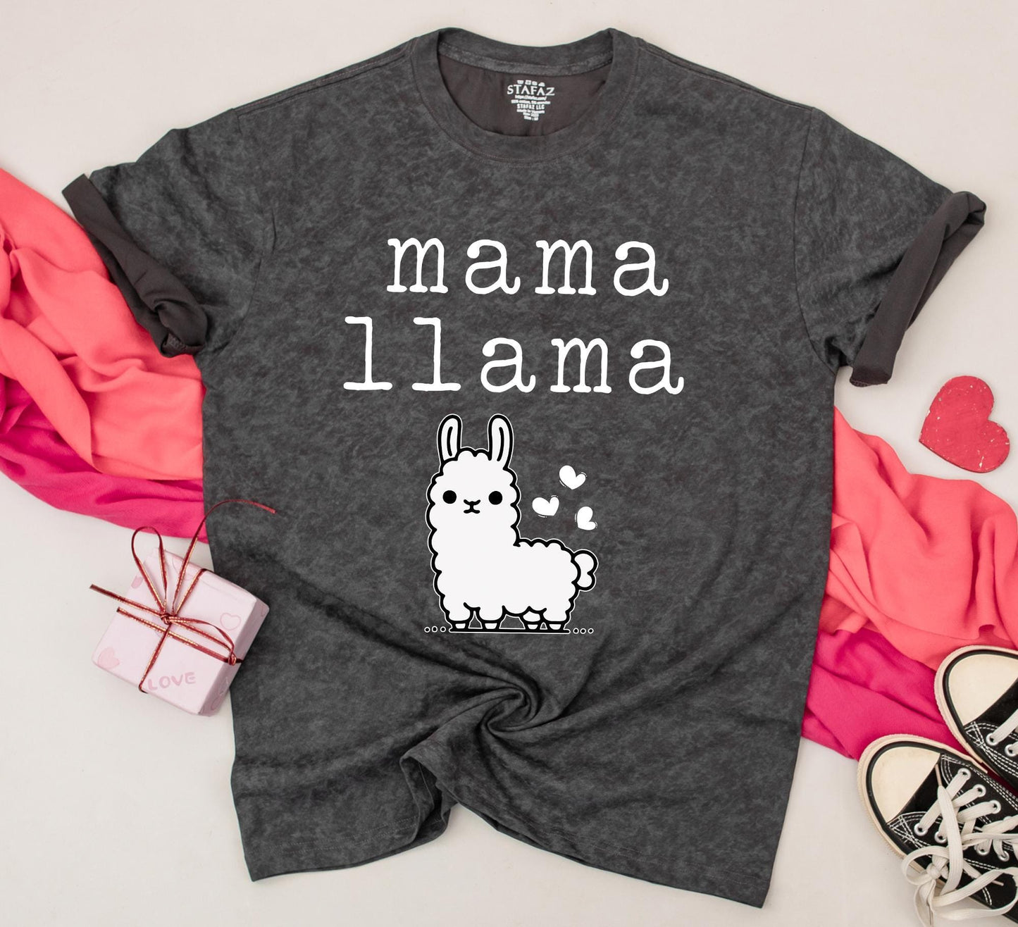 Mommy and Me Llama Family Matching Outfits Little Llama Baby Romper for Boys Girls Baby Shower Gift