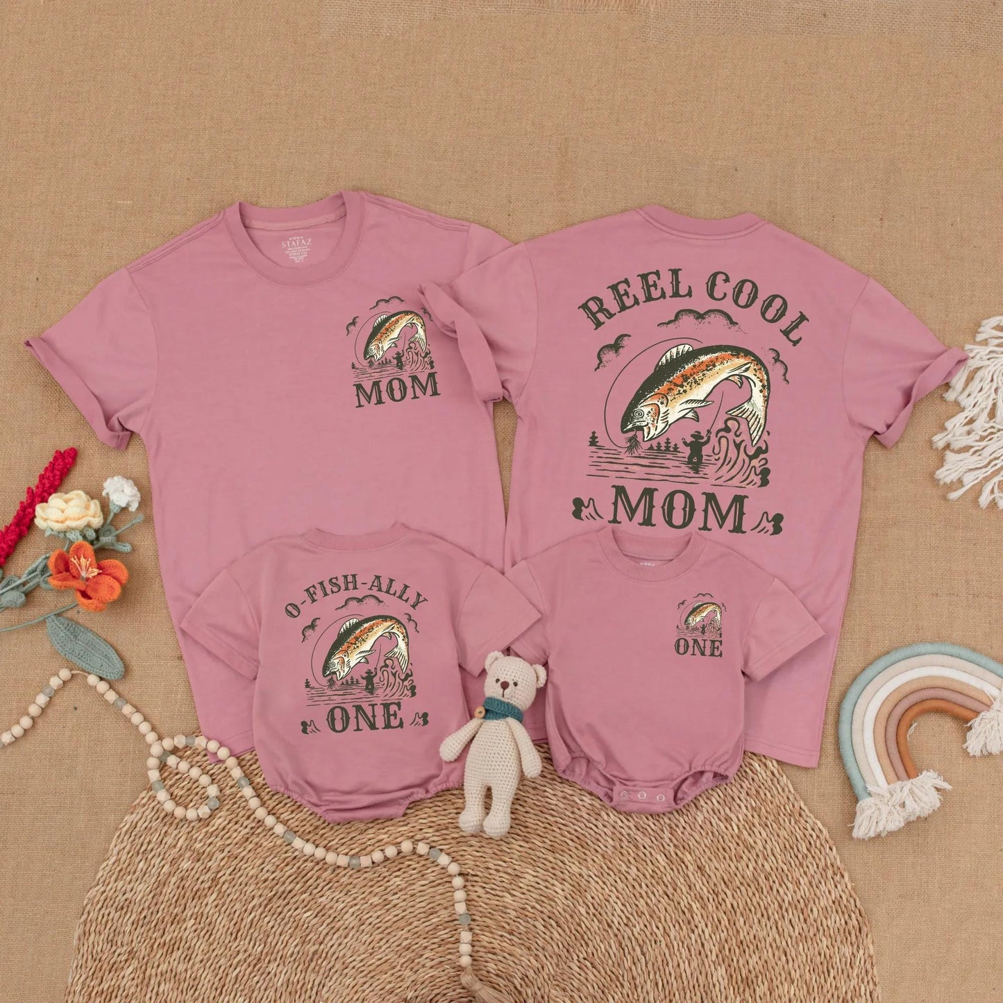 O-Fish-Ally One Matching Family Shirts, Reel Cool Fishing Birthday, First Birthday Boy Outfit, Rustic Vintage Fish Romper, Party Gift 135 chars