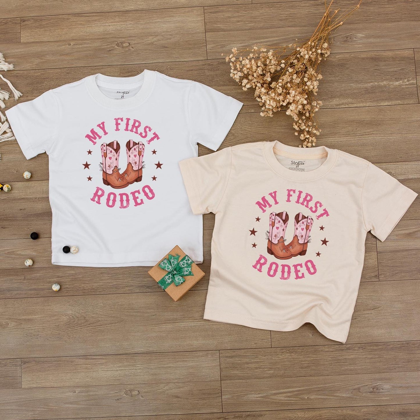 My First Rodeo Cowgirl Bubble Romper Adorable Baby Girl Outfit First Birthday Western Gift Pink Heart Boots