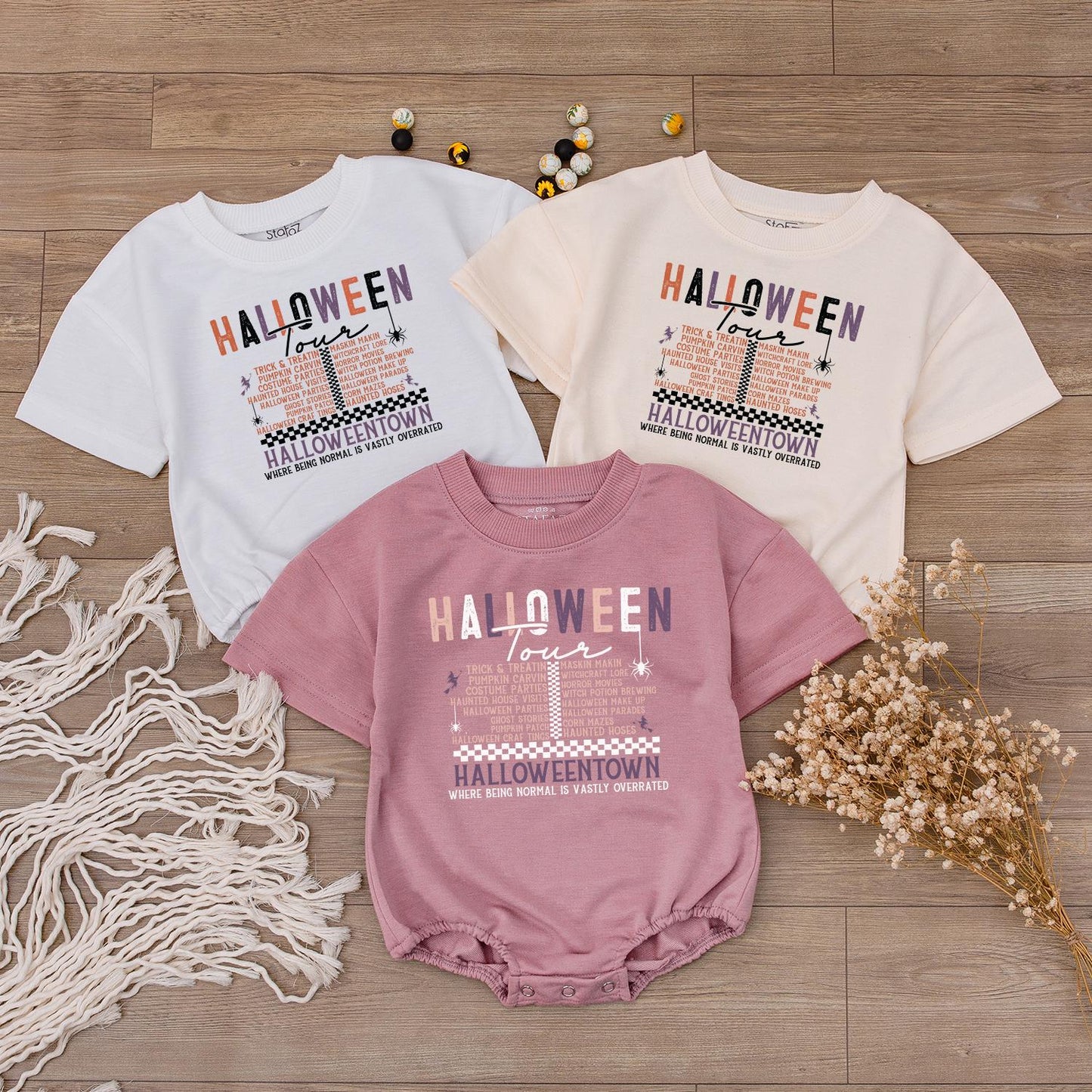 Funny Halloween Baby Sweatshirt for Boys & Girls, Halloweentown Toddler Shirt, Fall Spooky Season Outfit, Cute Baby Crewneck, Pumpkin Autumn Gift (139 chars)