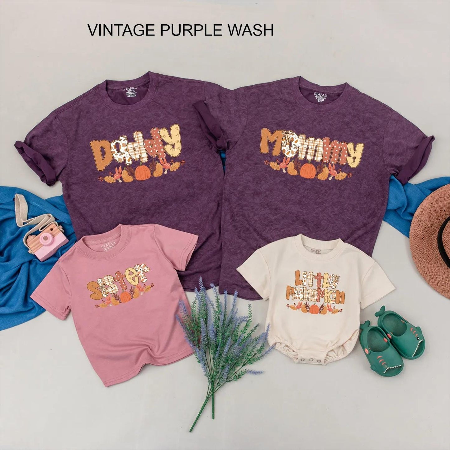 Matching Family Pumpkin Shirts & Little Pumpkin Romper for Thanksgiving! Cute Fall Baby, Toddler, & Adult Outfits for the Season