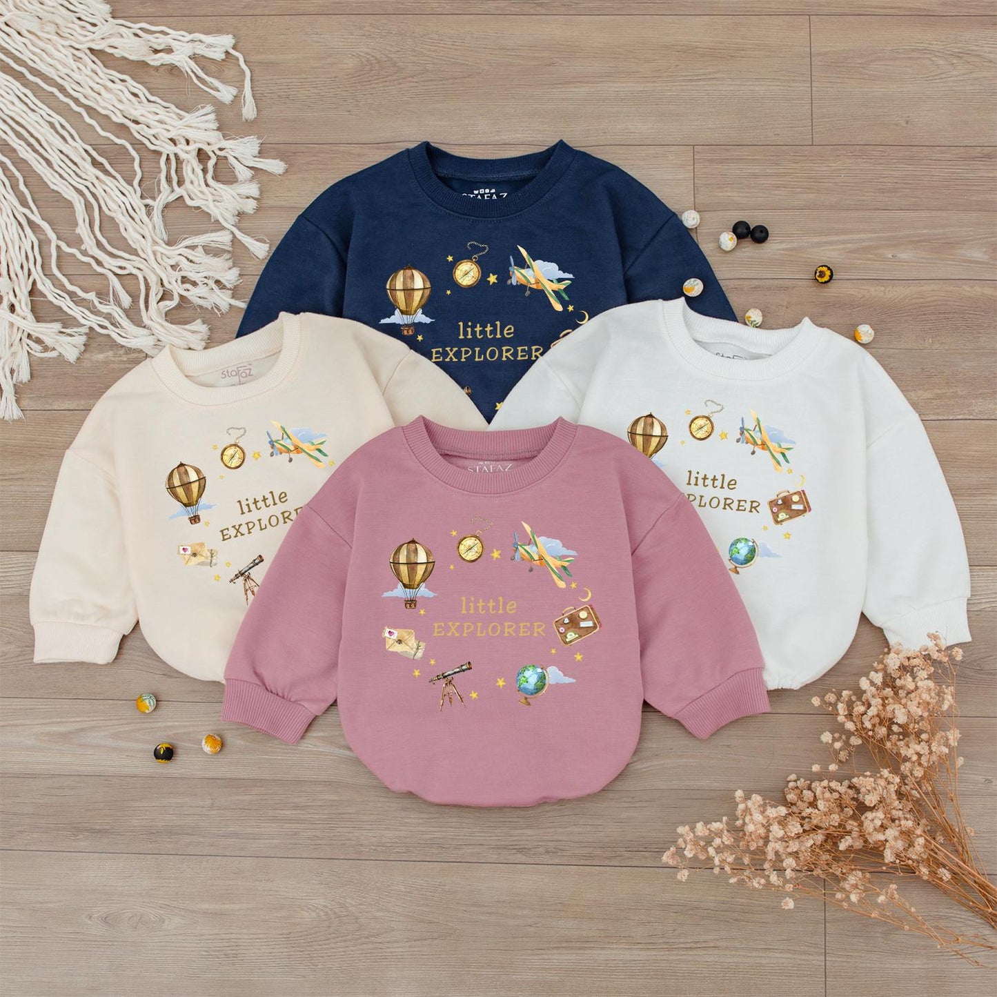 Little Explorer Baby Romper Watercolor Adventure Awaits Outfit Cute Travel Clothes Gender Neutral Gift Idea Gold Stars