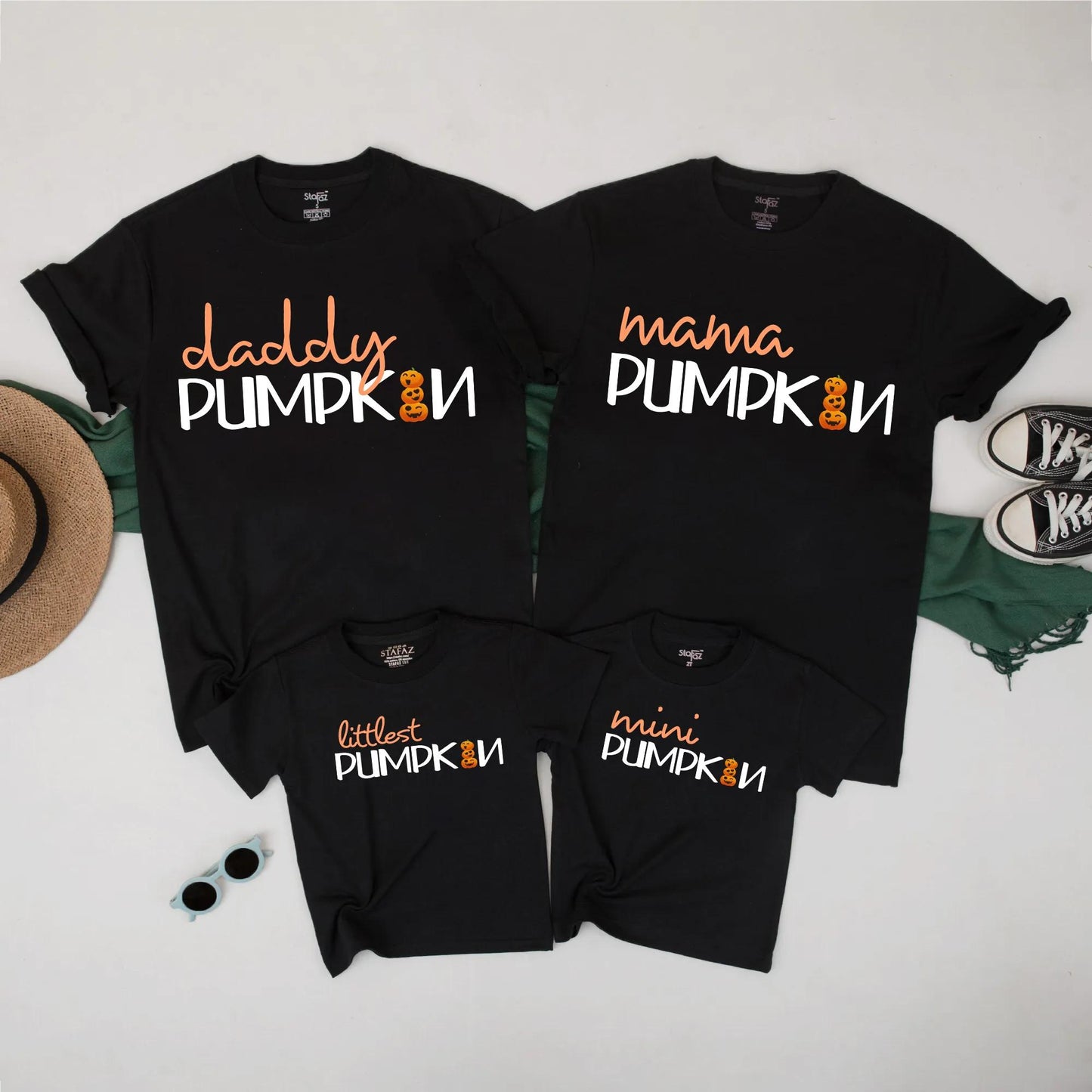 Matching Pumpkin Family Halloween Shirts Cute Fall TShirt Set for Dad Mom Kids Baby Personalized Pumpkin Outfit for Halloween Celebrations