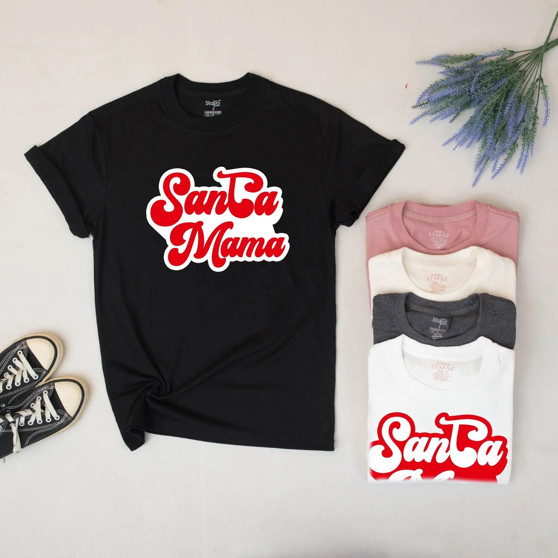 Retro Santa Baby Girl Romper: Matching Family Christmas Outfit, Vintage Style Personalized Holiday Sweatshirt, Mama and Mini, Festive First Birthday 138
