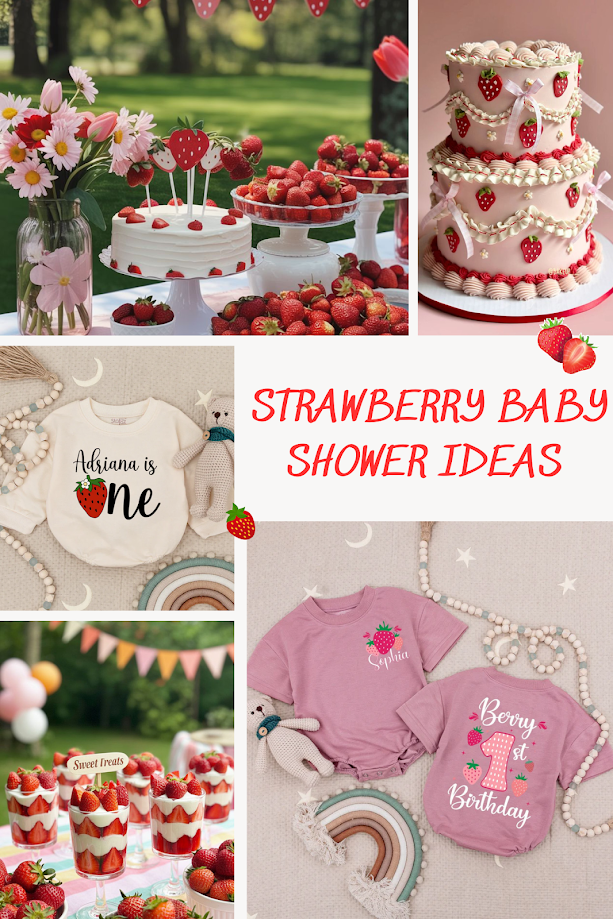 A Berry Sweet Strawberry-Themed Party for Baby’s First Birthday