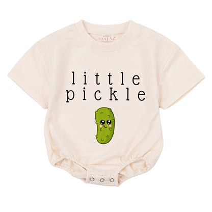 Adorable Lil' Pickle Romper - Vegan Bodysuit for Infants, Perfect Shower Gift