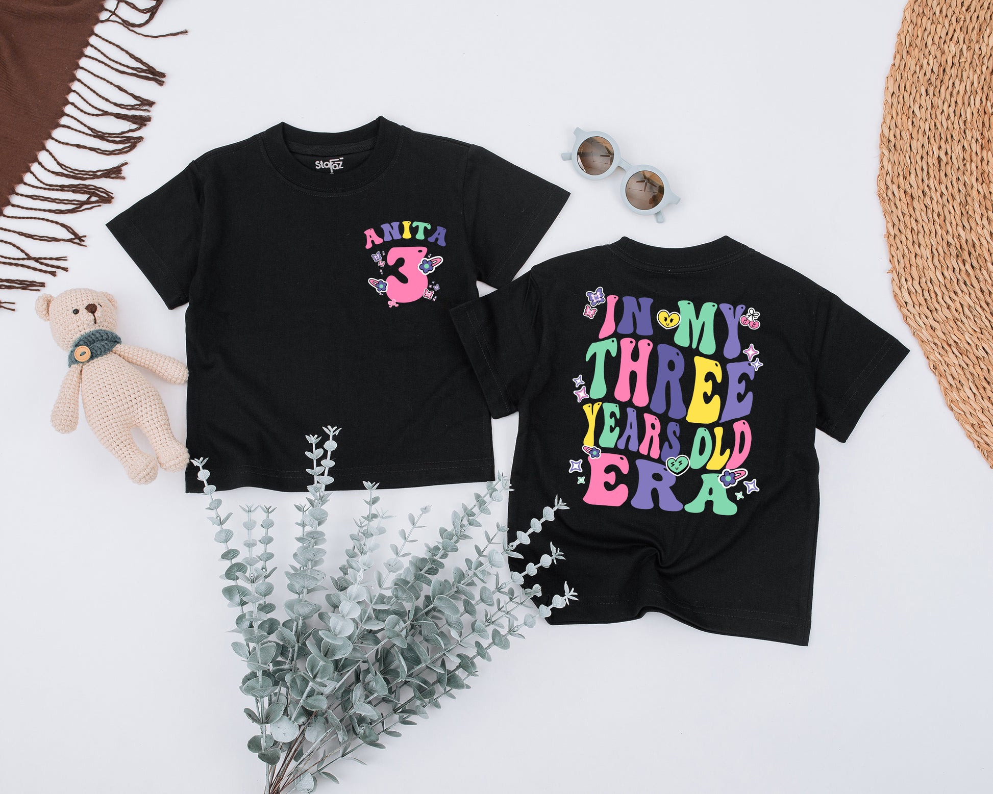 Custom Toddler Birthday Shirt - 3rd Year Era Personalized Outfit 