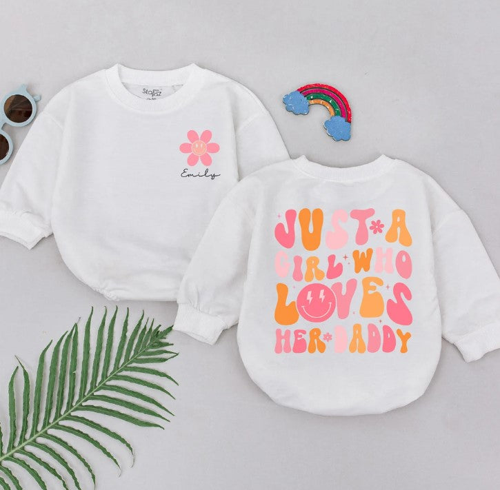 Adorable Daddy's Girl Outfit, Perfect New Dad & Father's Day Gift 2024