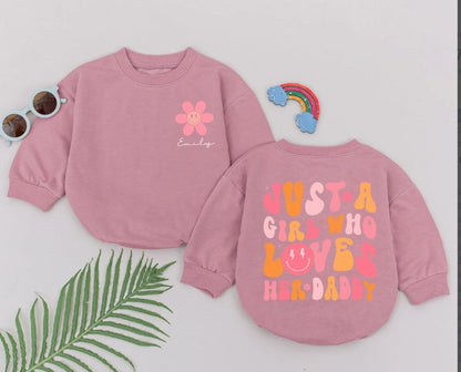 Adorable Daddy's Girl Outfit, Perfect New Dad & Father's Day Gift 2024