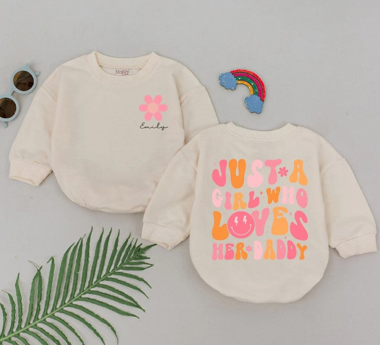 Adorable Daddy's Girl Outfit, Perfect New Dad & Father's Day Gift 2024