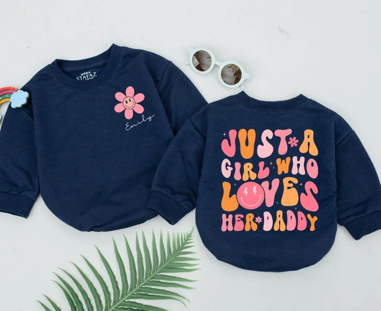 Adorable Daddy's Girl Outfit, Perfect New Dad & Father's Day Gift 2024