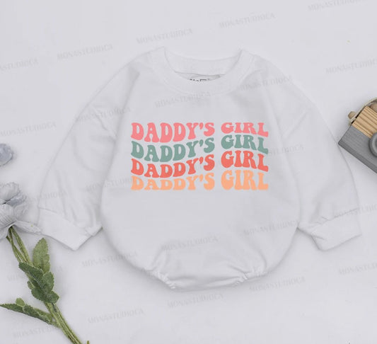 Daddy's Girl Romper - Ideal New Dad Gift, Baby Girl Outfit & Father's Day Treat
