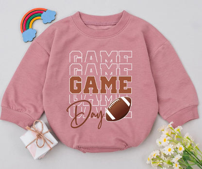 Retro Football Baby Outfit: Season's Trendy Design for Tiny Fans!