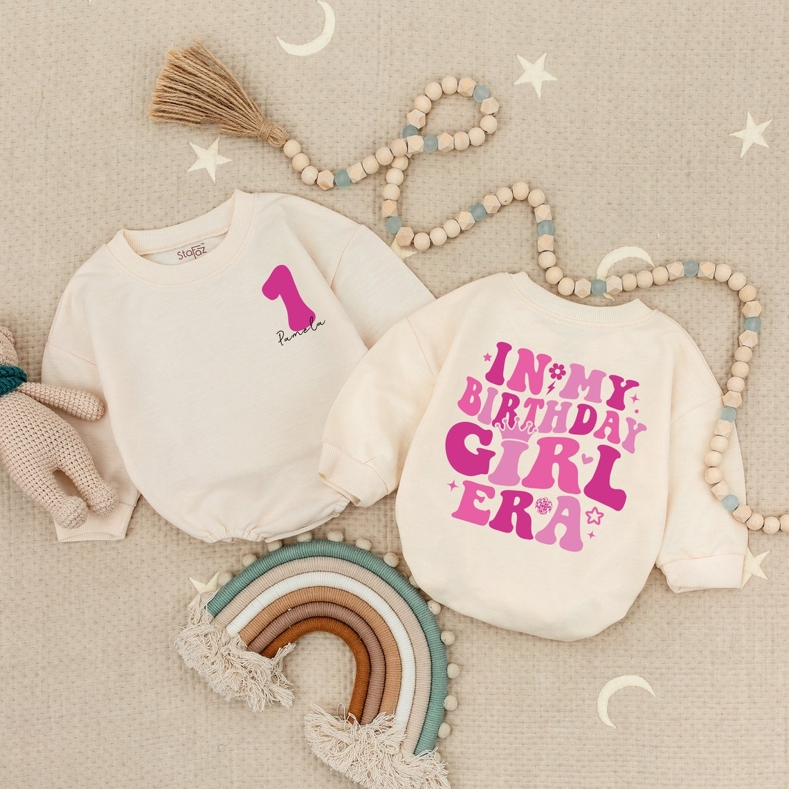 First Birthday Romper: Perfect Space-themed Outfit for Baby Boys & Girls