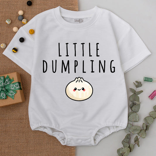 Lil Dumpling First Birthday Romper: Newborn to Toddler Vegan Outfits