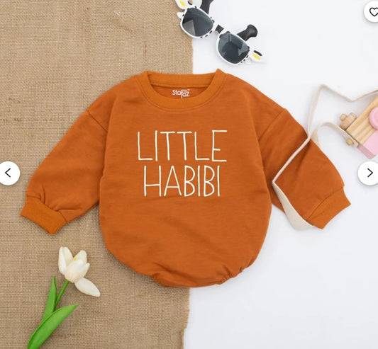 Little Habibi: Charming Arabic Baby Romper, Perfect Gift for Kids