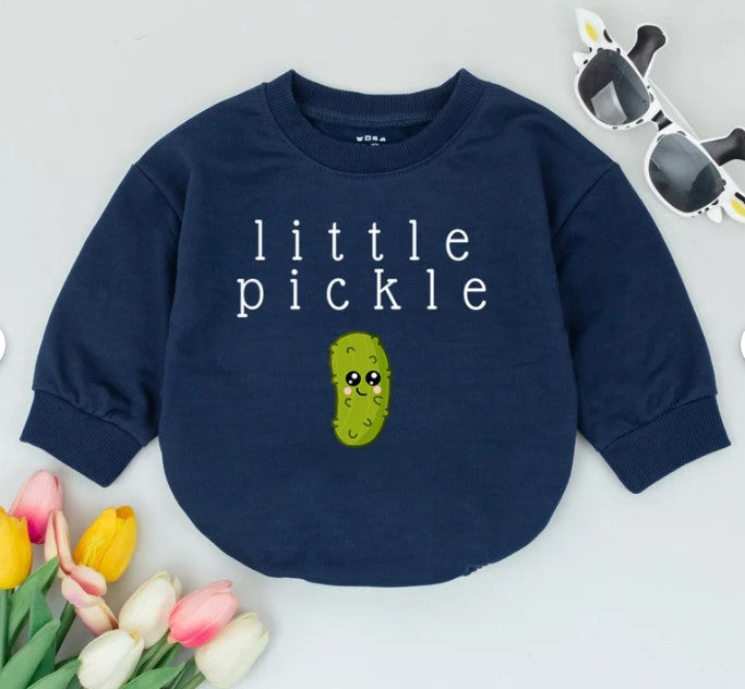 Veggie-Theme Baby Romper: Pickle Gift, Family Clothing, Dill Bodysuit