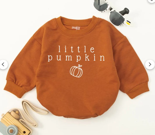 Autumn Pumpkin Baby Romper: Perfect Cute Fall Coming Home Outfit