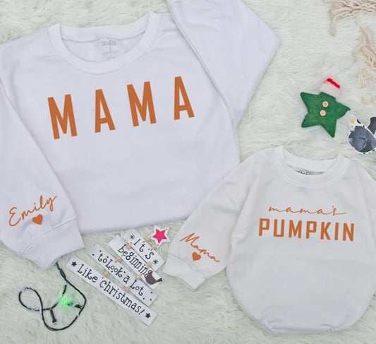 Thanksgiving Family Outfits - Matching Mommy and Me, Fall Sweatshirts