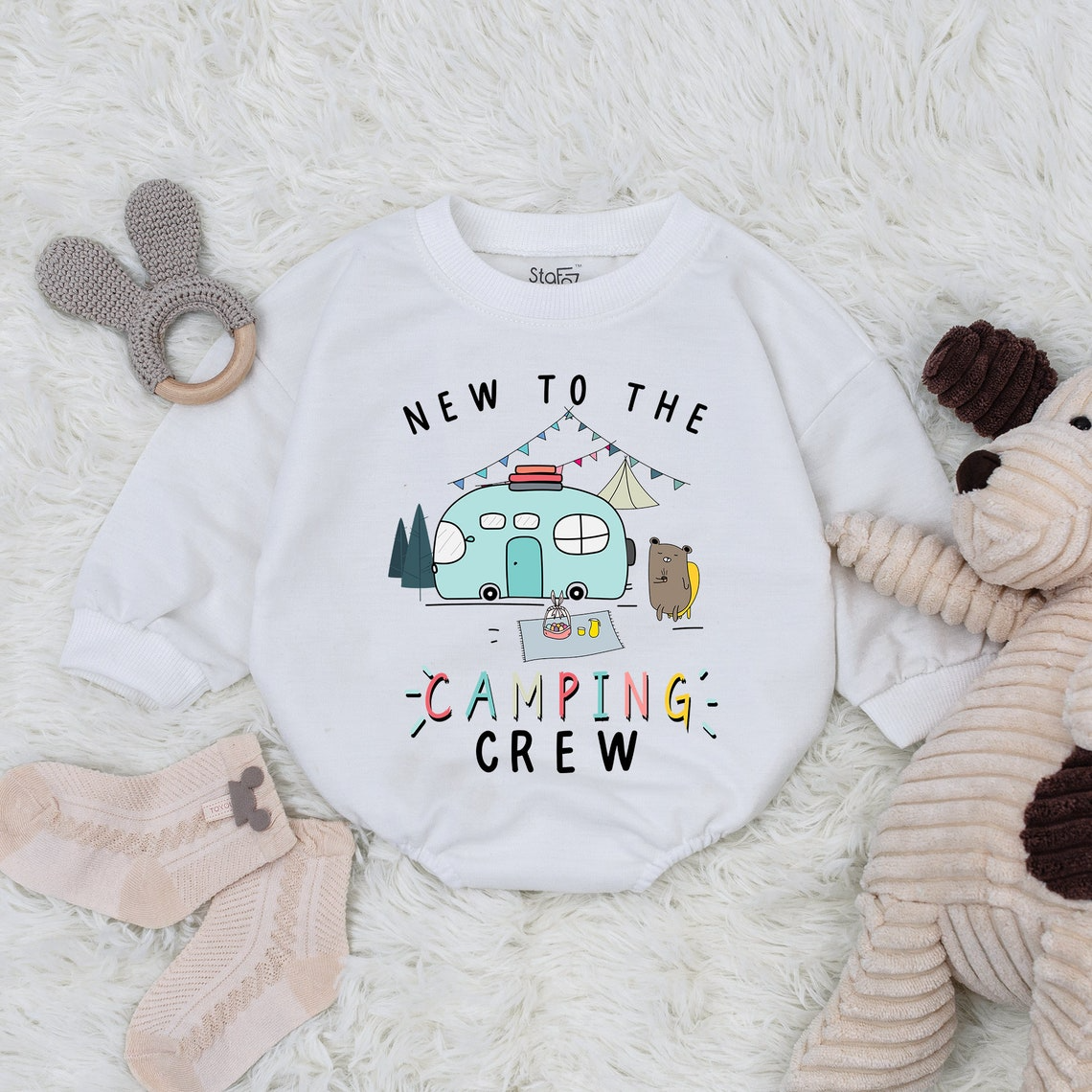 Adventurous Baby Camping Bodysuit - Ideal Gift for Baby Shower 2024
