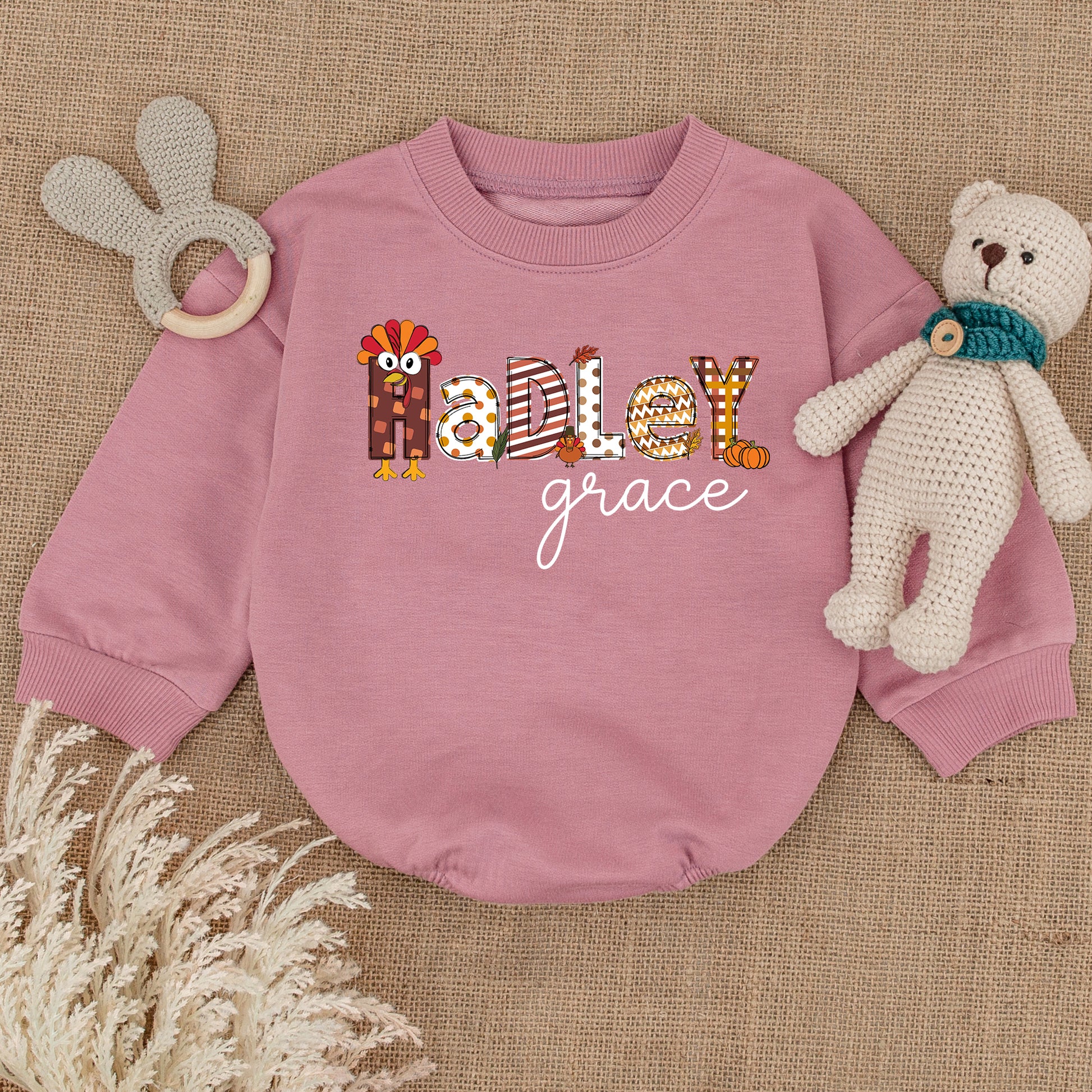 Thanksgiving & Fall Themed Baby Romper - The Perfect Autumn Baby Outfit