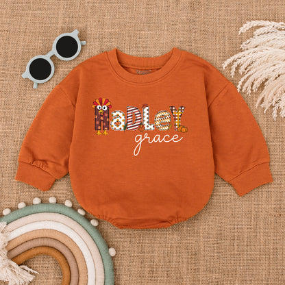 Thanksgiving & Fall Themed Baby Romper - The Perfect Autumn Baby Outfit