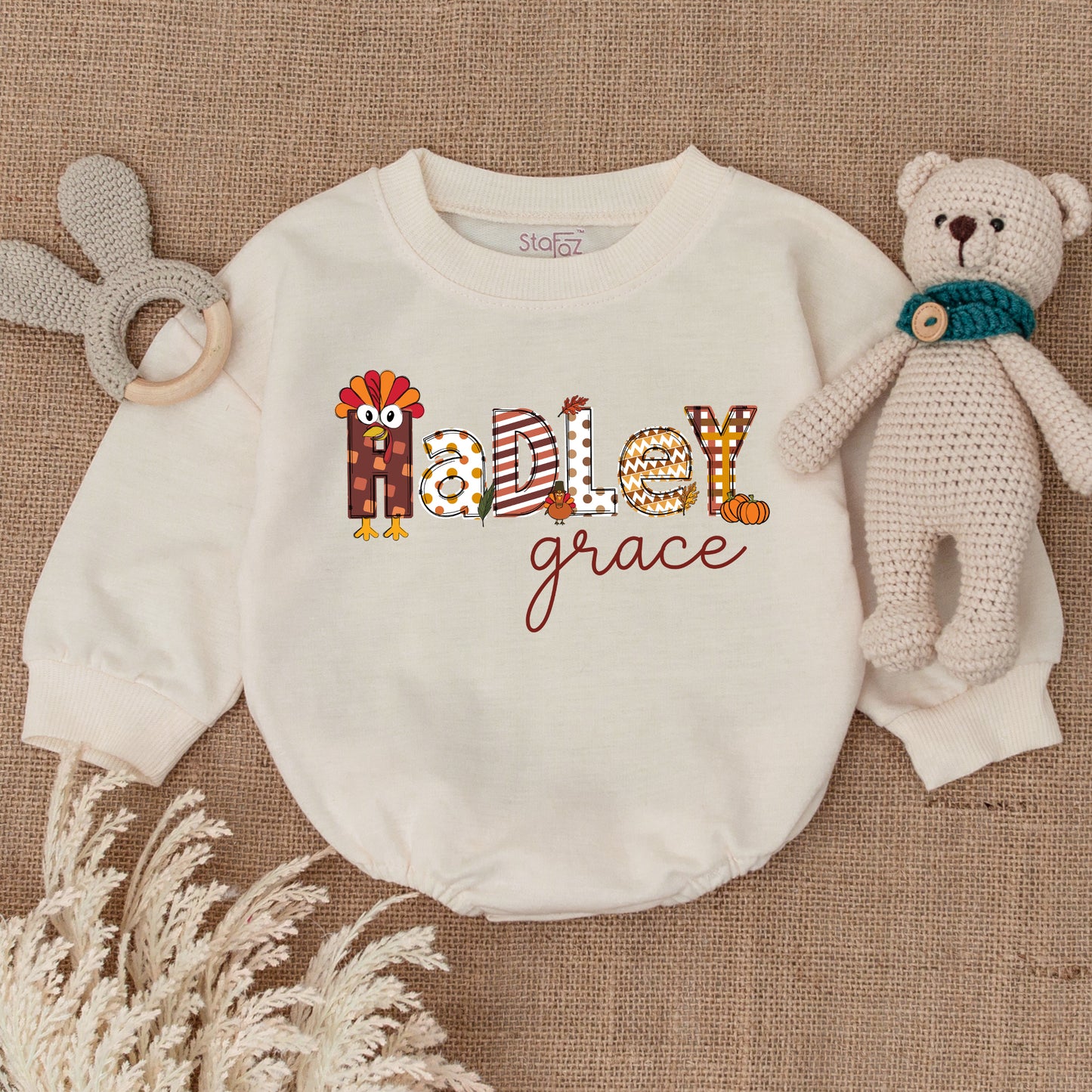 Thanksgiving & Fall Themed Baby Romper - The Perfect Autumn Baby Outfit