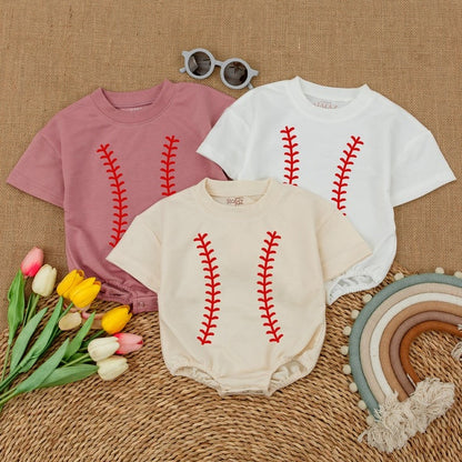 Custom-Made Baseball Bodysuit: Unique Personalized Baby Shower & Game Day Gift